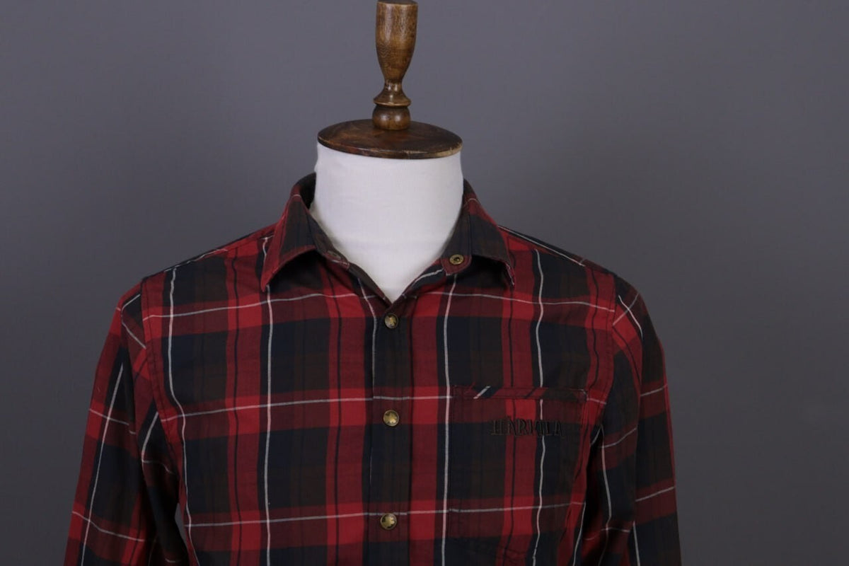 Härkila of Scandinavia Plaid Wool Check Long Sleeve Wool Overshirt Shirt – Size M – Used