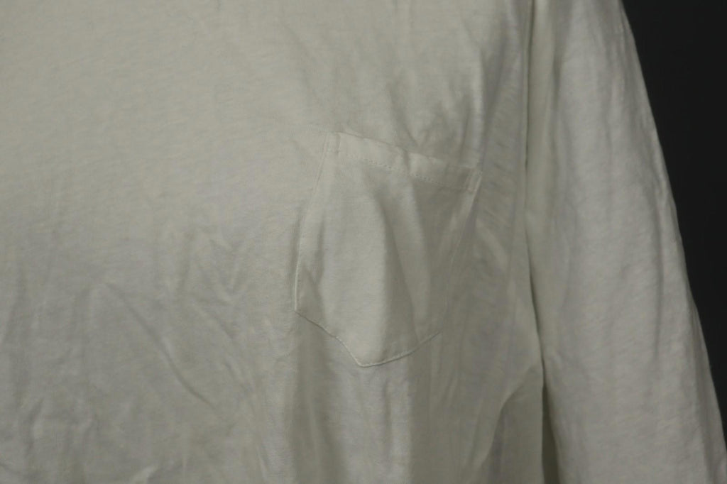 EWA I WALLA White Cotton Round Neck Long Sleeve High Low Blouse Top – Size M