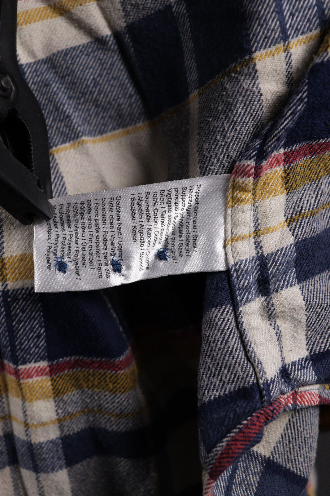 Lacoste Classic Fit Multicolor Check Plaid Flannel Overshirt – Size FR 41 / M / L