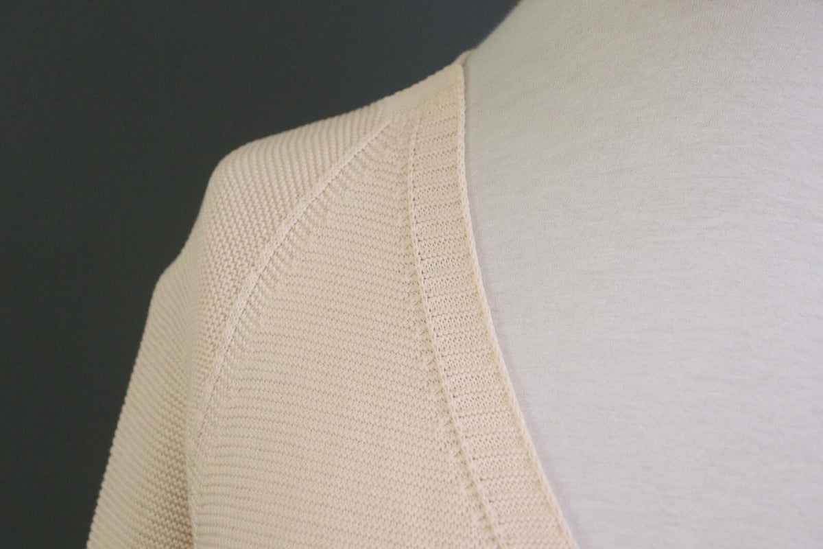 OSKA Pink Long Sleeve V-Neck Pullover Knit Sweater