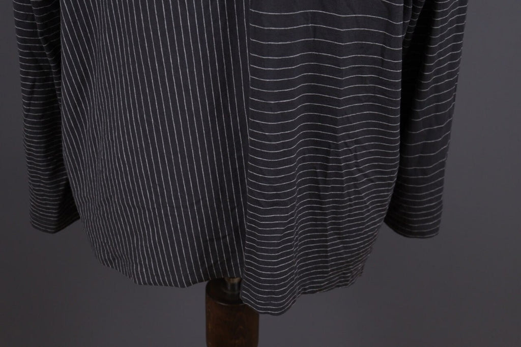 Oska Brown Striped Relaxed Lagenlook Tunic Dress – Size 2