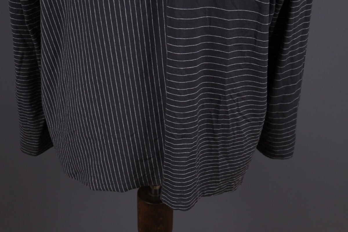Oska Brown Striped Relaxed Lagenlook Tunic Dress – Size 2