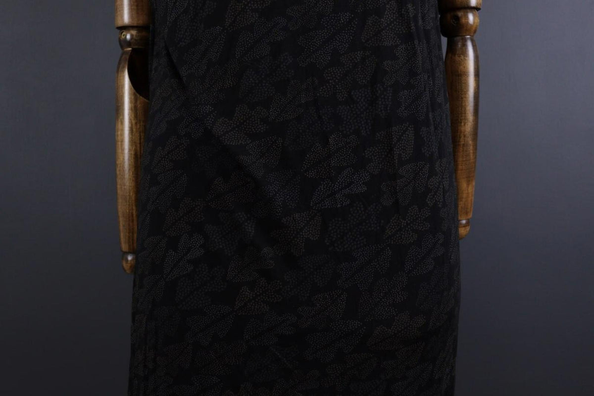 GUDRUN SJODEN Dress Black Designer Summer Sleeveless Long A-Line – Size XL