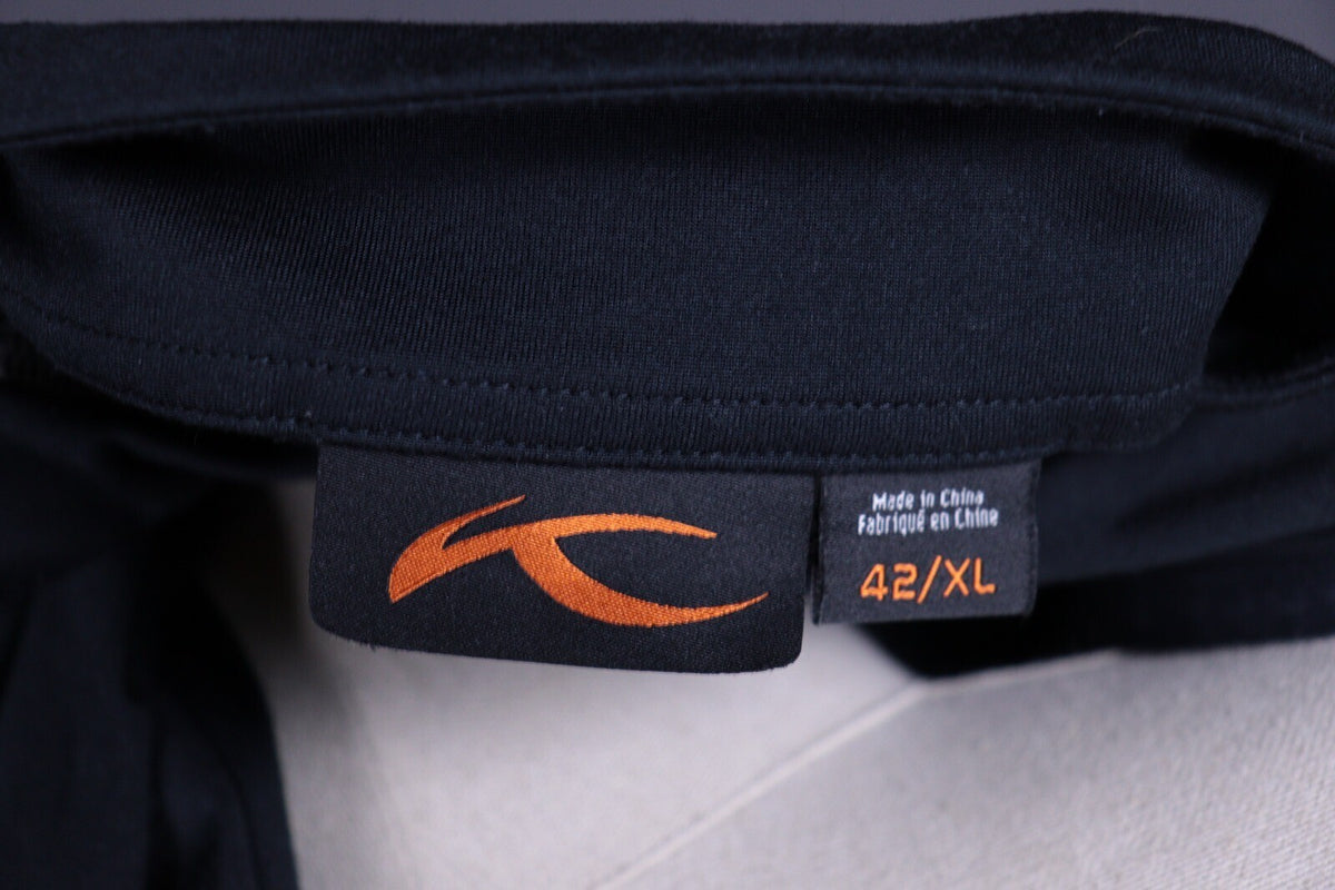 KJUS Black Fleece Pullover Activewear Outdoor Ski Fleece Base Layer 42 / XL