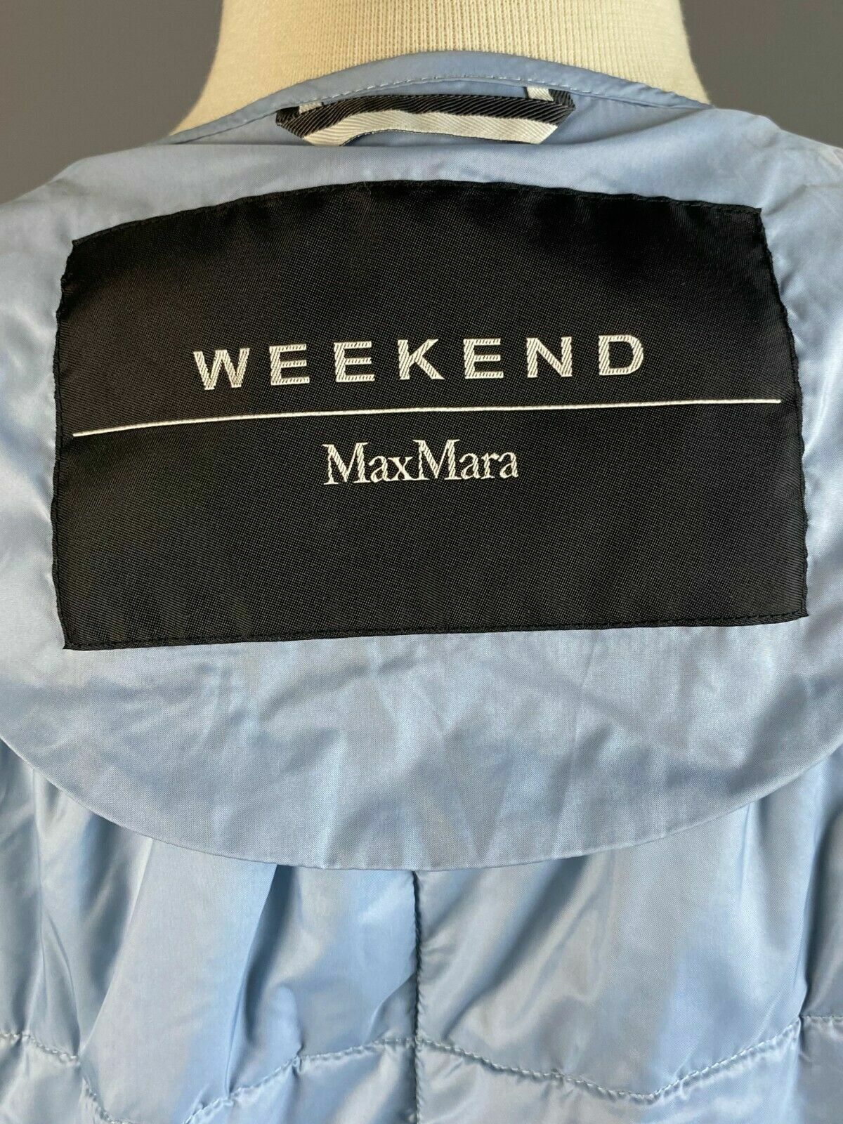 Weekend Max Mara Blue Quilted Nylon Jacket – Women's GB 8 / F 38 / USA 6