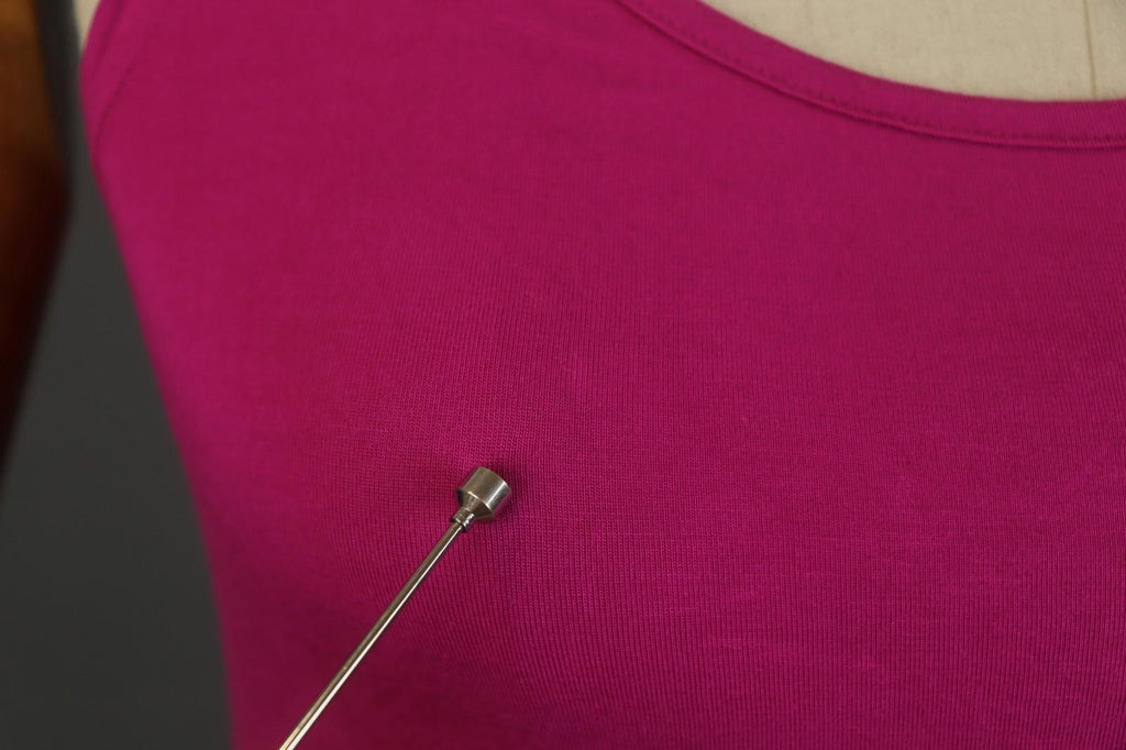 GUDRUN SJODEN Pink Modal Sleeveless Round Neck Stretch Pullover Tank Top – Size S