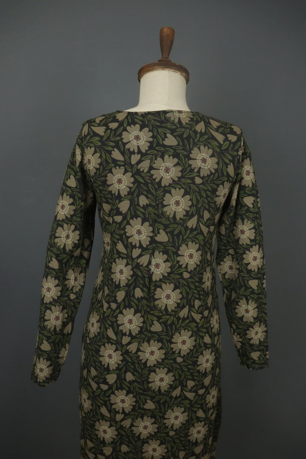 Gudrun Sjoden Shift Dress Multicolor Floral Pullover Long Sleeve – Size S / M