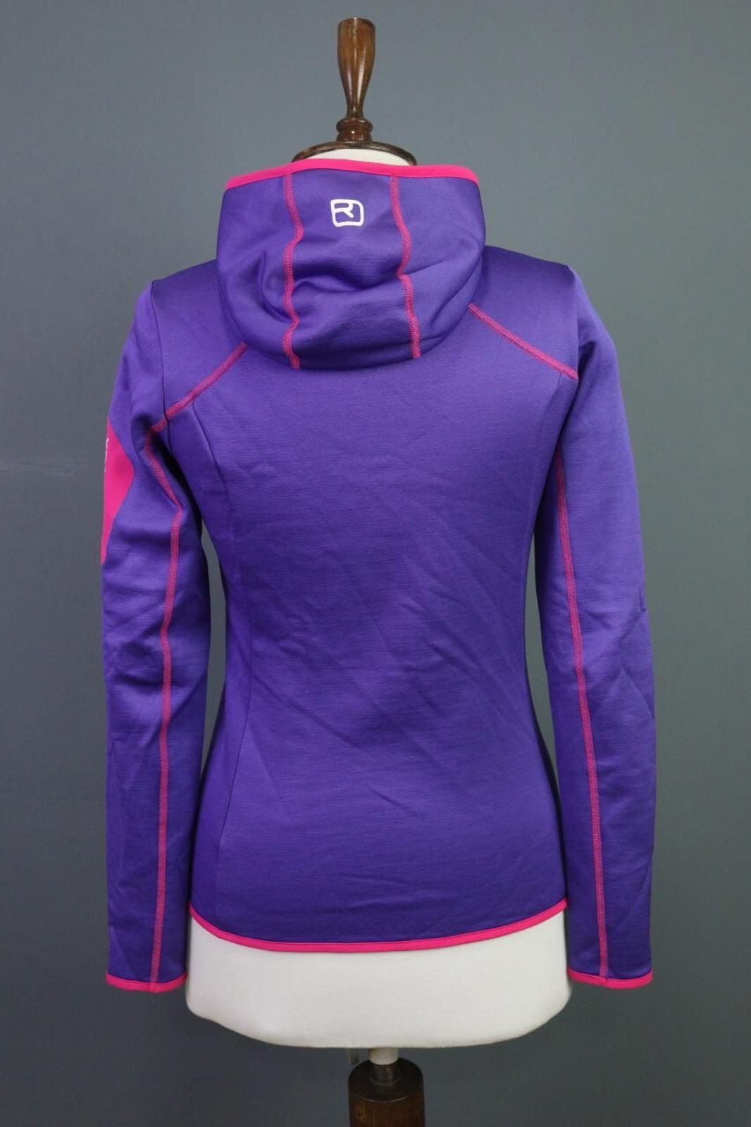 ORTOVOX Jacket Windbreaker Blue Wool Full Zip Hiking Hooded – Size XS