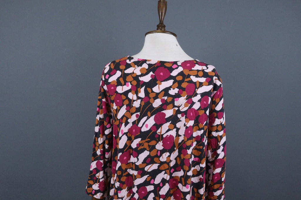 MARIMEKKO Multicolor 3/4 Sleeve A-Line Relaxed Tunic Dress – Size M