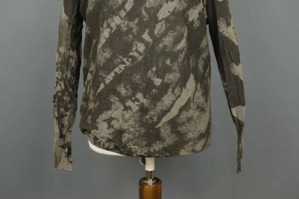 HIGH USE Brown Stretch Round Neck Raglan Sleeve Regular Fit Pullover Sweater M/L