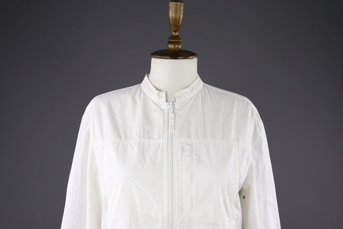 Armani Jeans Cropped Full Zip Bomber Jacket – Women's USA 10