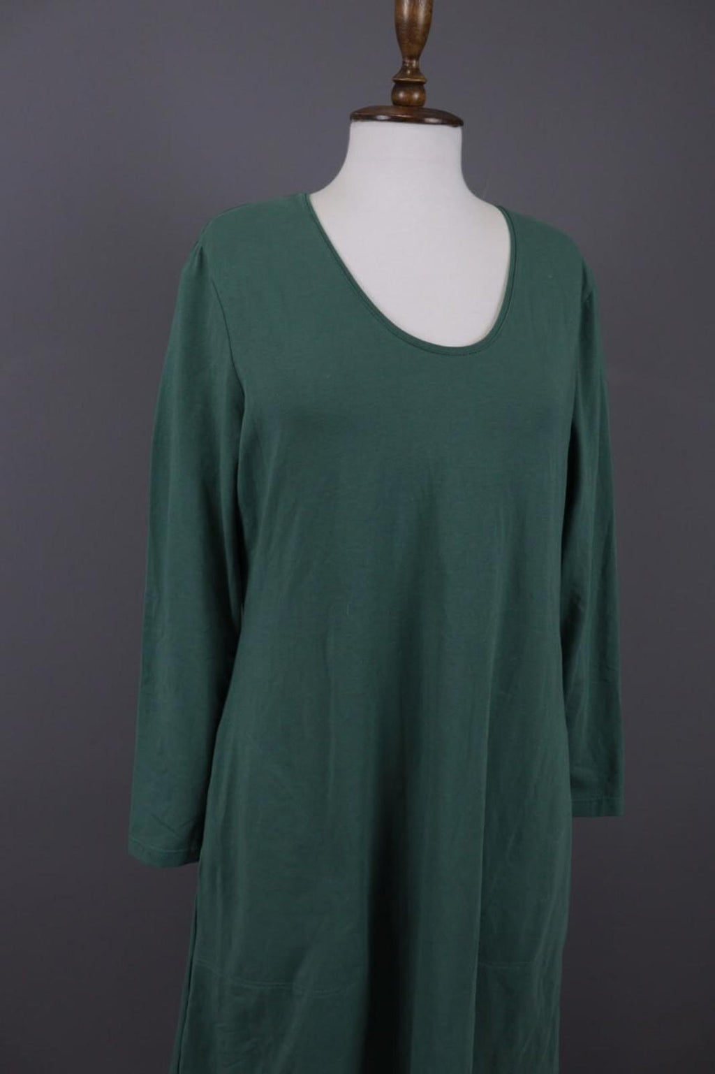 GUDRUN SJODEN Green Oversized Long Sleeve Sweater Knit Midi Dress – Size L