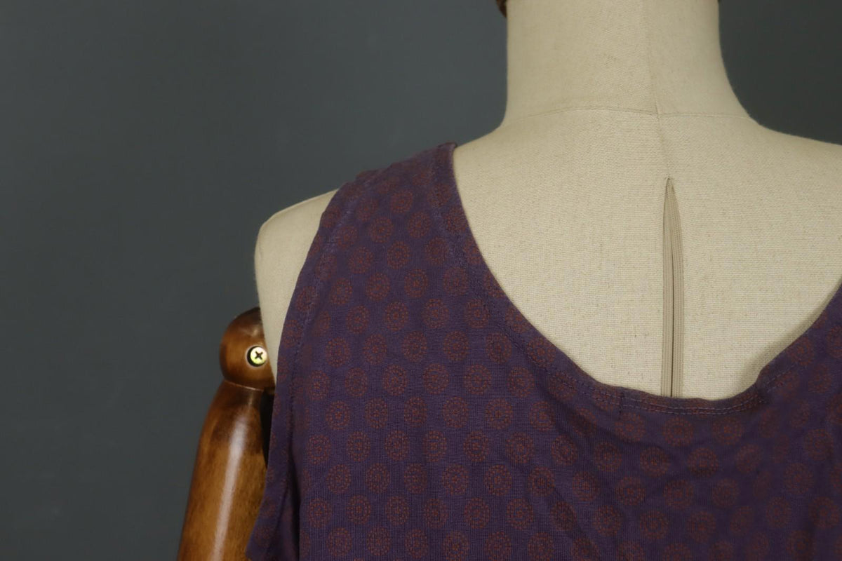 GUDRUN SJODEN Multi Floral 100% Lyocell Sleeveless Button Front Cardigan – Size XL