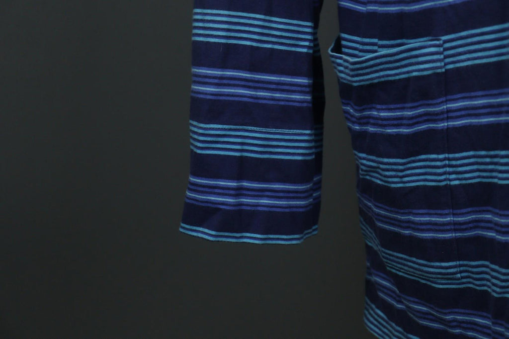 MARJA SUNA MARIMEKKO Navy Purple Striped Button Front Cardigan Sweater – Size XL