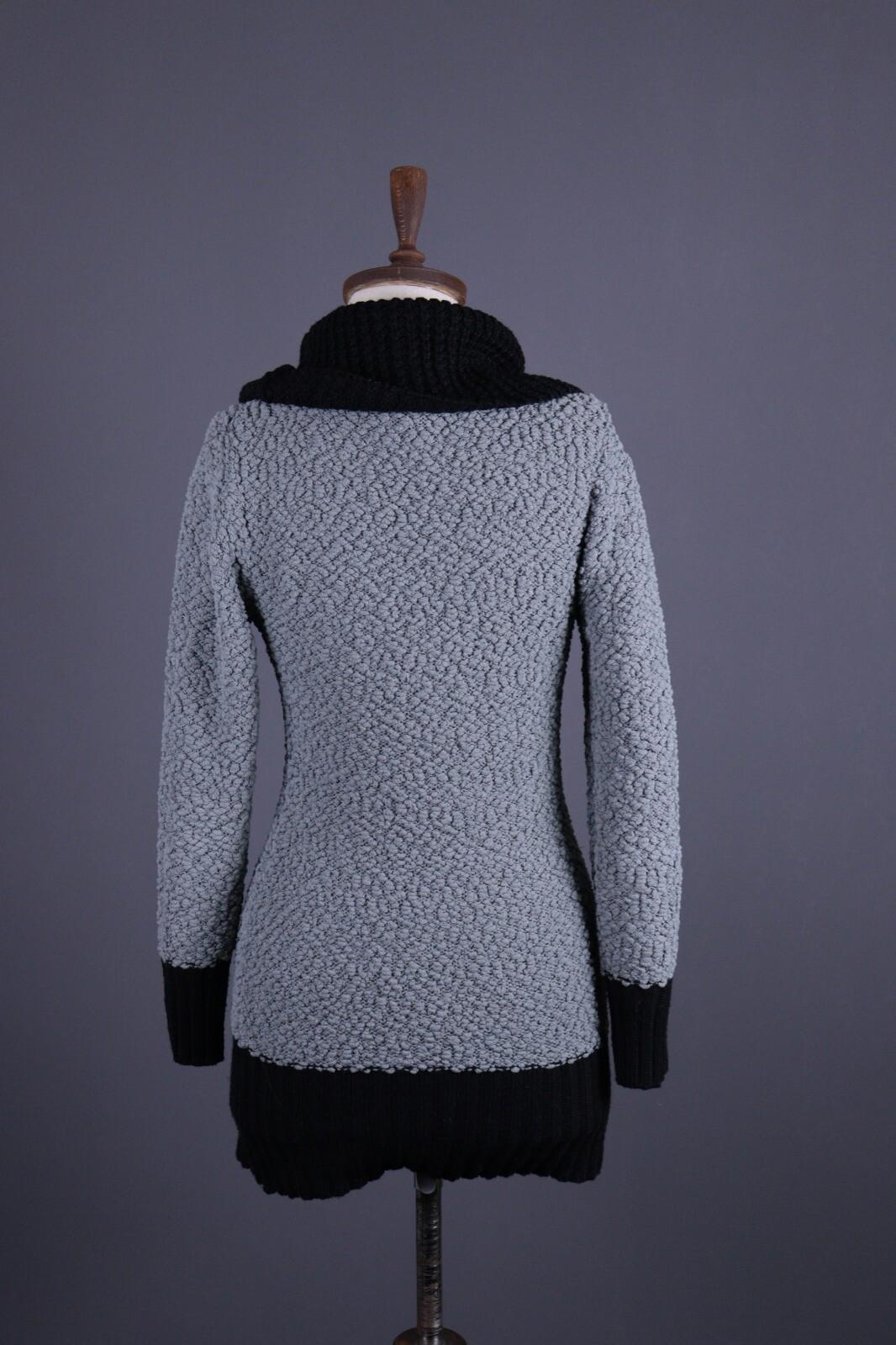 RUNDHOLZ Black Label Acrylic Cowl Neck Long Sleeve Top Shirt Tunic – Size M