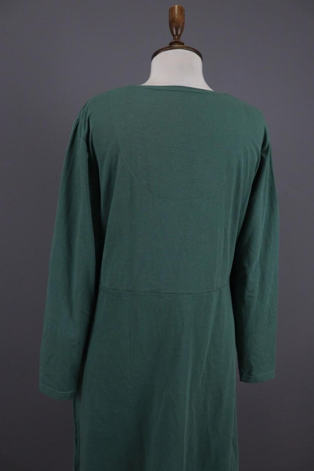 GUDRUN SJODEN Green Oversized Long Sleeve Sweater Knit Midi Dress – Size L