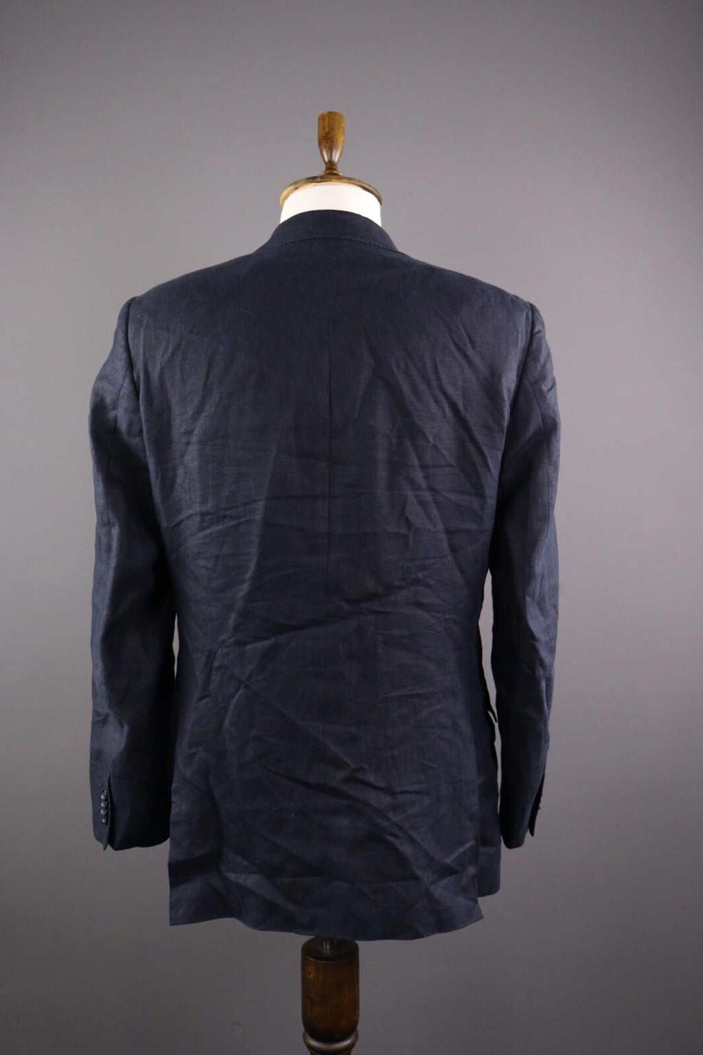 BOGGI MILANO Blue Linen Lighweight 3 Button Blazer Jacket – Size 52