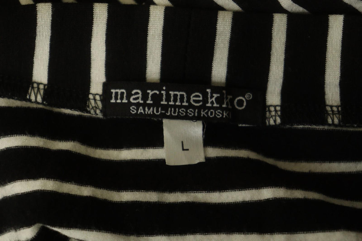MARIMEKKO Samu-Jussi Koski Black White Stripe Open Front Cardigan Sweater – Size L