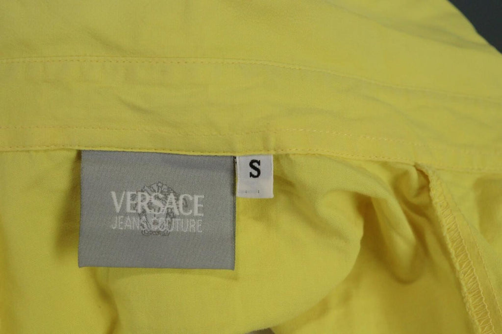 Versace Jeans Couture Button Down Yellow Shirt Vintage – Size Small