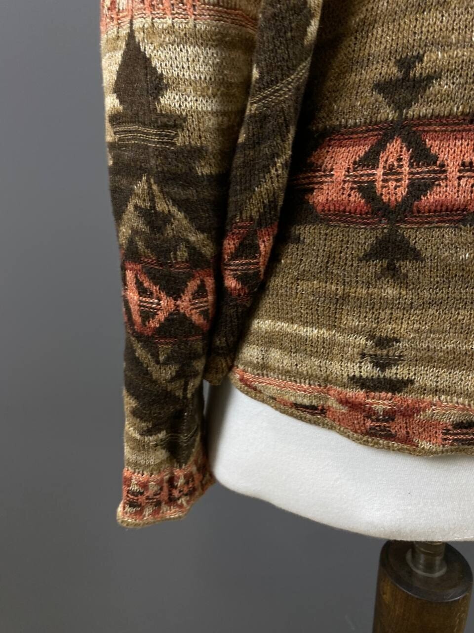 Denim & Supply Ralph Lauren Multicolor Aztec Geometric Knit Sweater – Size M