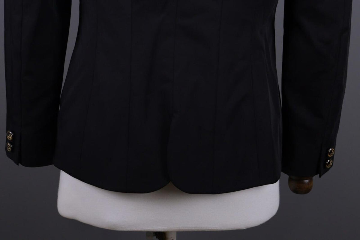 CLASS ROBERTO CAVALLI Black Two Button Lightweight Blazer Jacket – Size 44