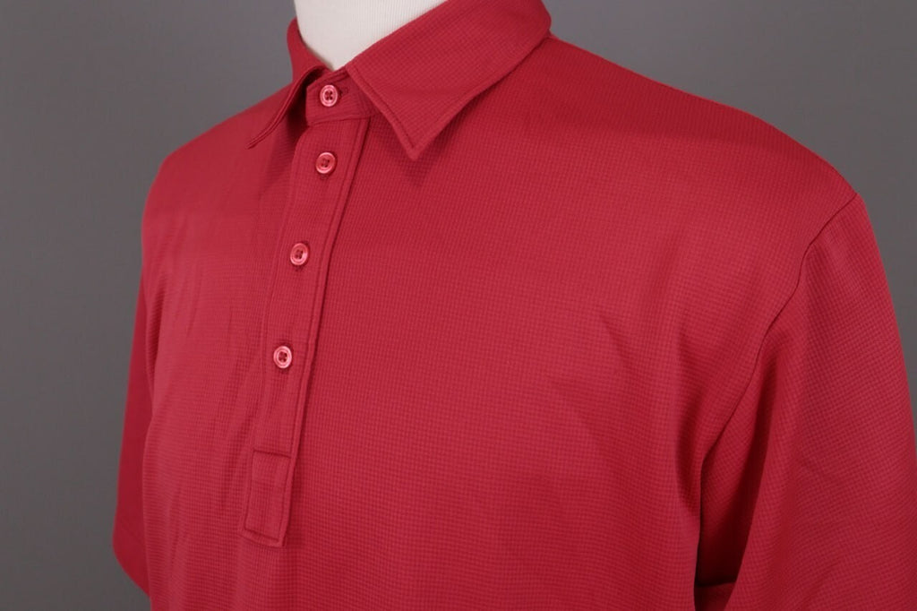 J.Lindeberg Red Sport Golf Short Sleeve Polo Shirt – Size XL