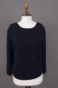 SMINFINITY Blue 100% Cashmere Knit Oversized Sweater S