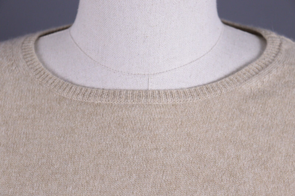 J. Crew Beige Knit 100% Italian Cashmere Soft Sweater – Size XXS