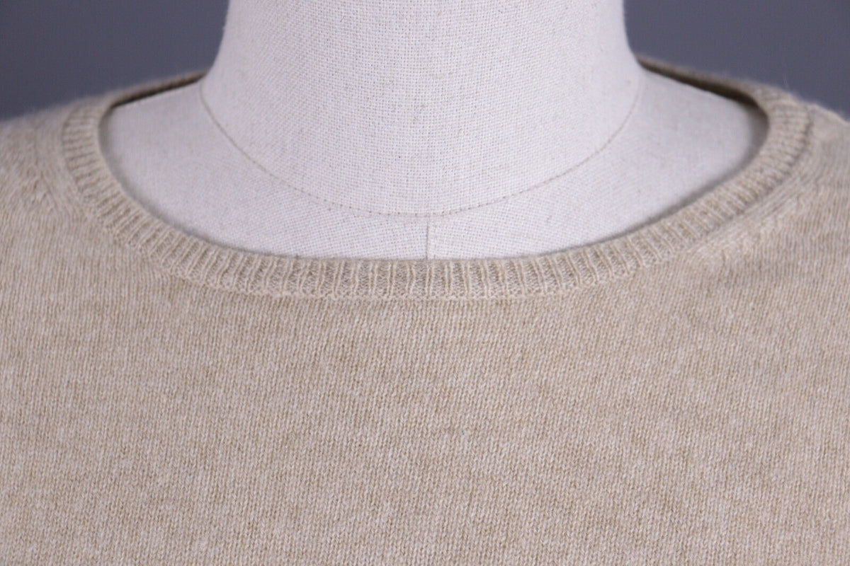 J. Crew Beige Knit 100% Italian Cashmere Soft Sweater – Size XXS