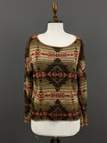 Denim & Supply Ralph Lauren Multicolor Aztec Geometric Knit Sweater – Size M
