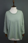 ZADIG & VOLTAIRE Green 100% Cashmere Bell Sleeve Top Blouse Shirt – Size S