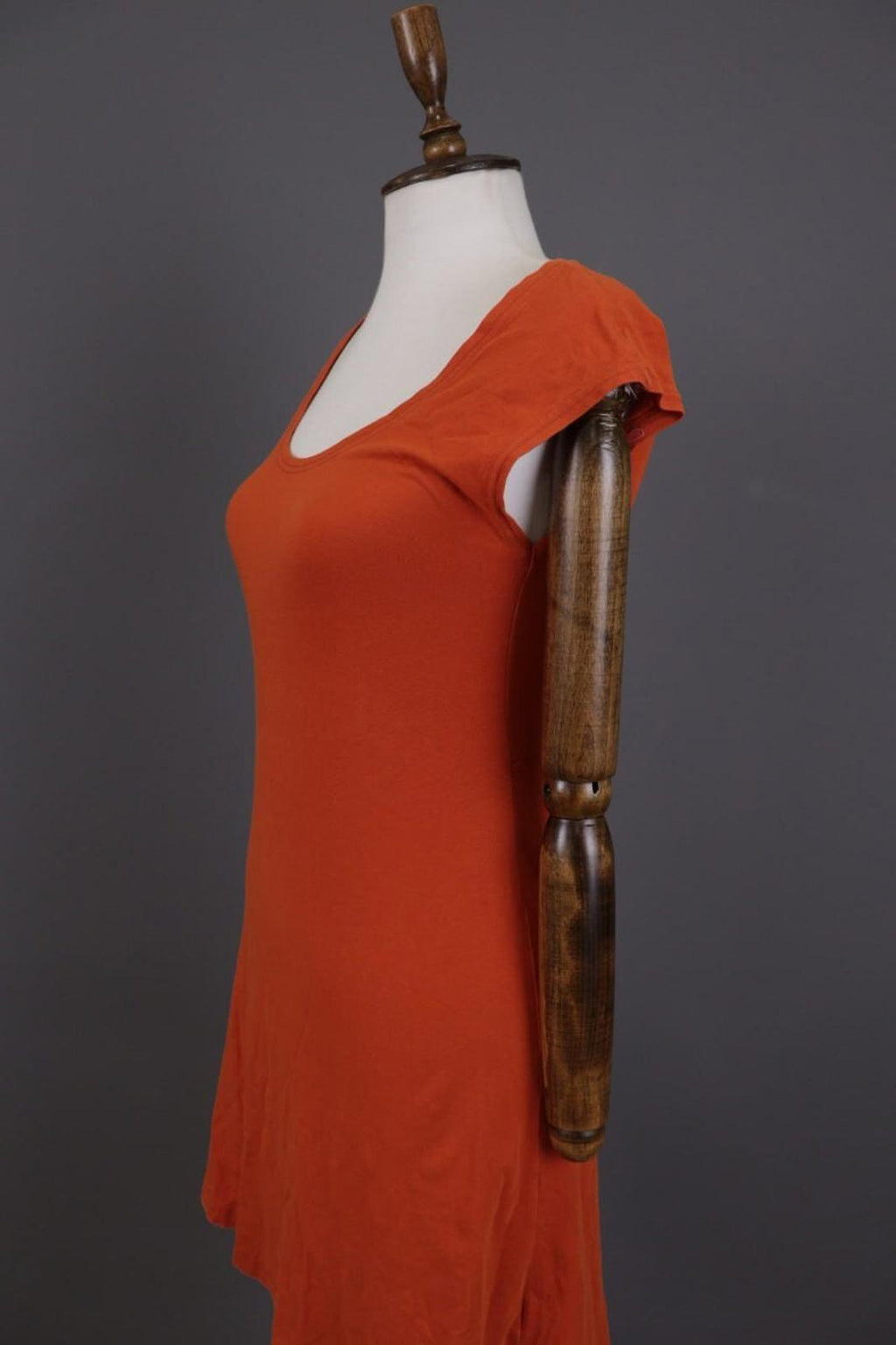GUDRUN SJODEN Orange Summer A-Lien Tunic Dress – Size S