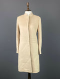 Burberry London Beige Wool Button Down Coat – Women's 52