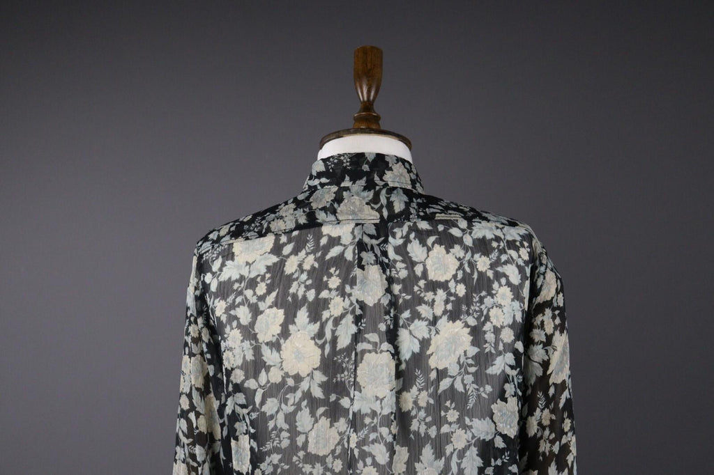 DENIM SUPPLY RALPH LAUREN Floral Sheer Long Sleeve Blouse Shirt – Size S