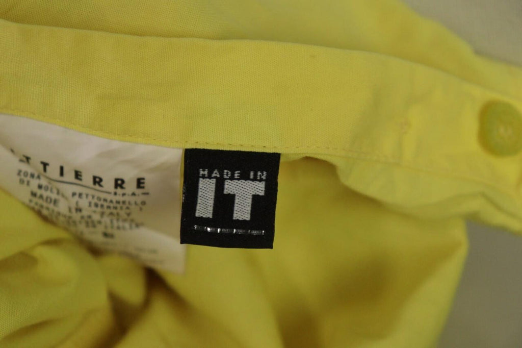 Versace Jeans Couture Button Down Yellow Shirt Vintage – Size Small