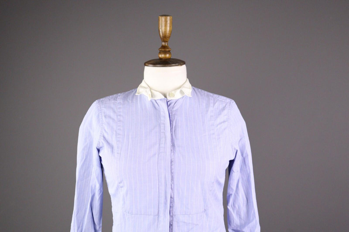 GOLDEN GOOSE Blue Button Long Sleeve Blouse Shirt – Size XS