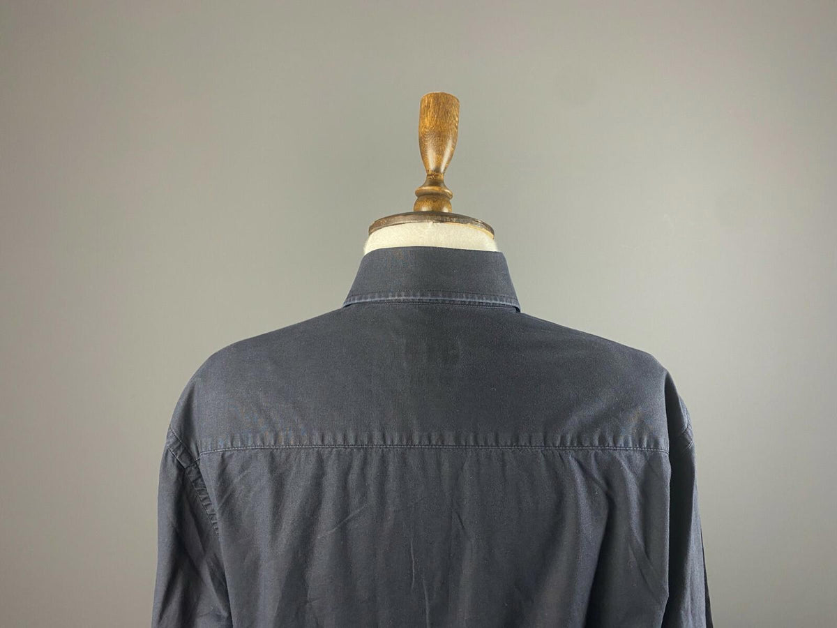 VALENTINO ROMA Black Slim Fit Long Sleeve Blouse Shirt – Size 16 / 41