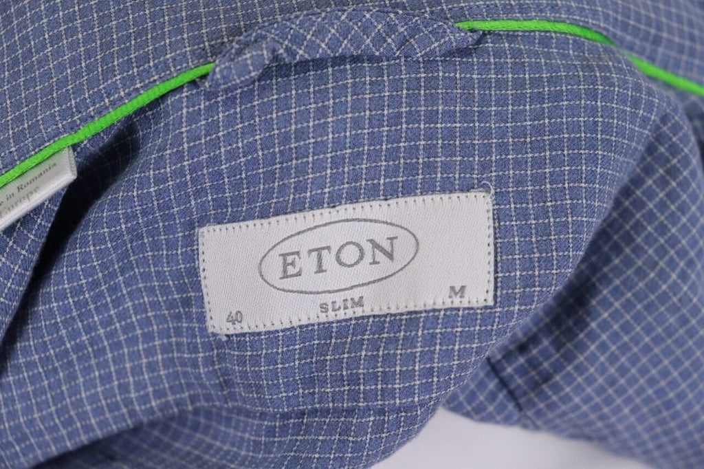Eton Slim Long Sleeve Button Down Shirt – Size M
