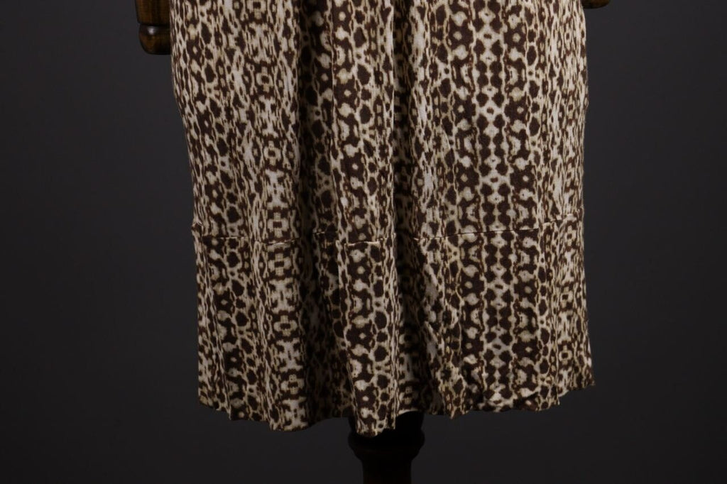 Weekend Max Mara Multicolor Leopard Print A-Line Sheath Midi Dress – Size L