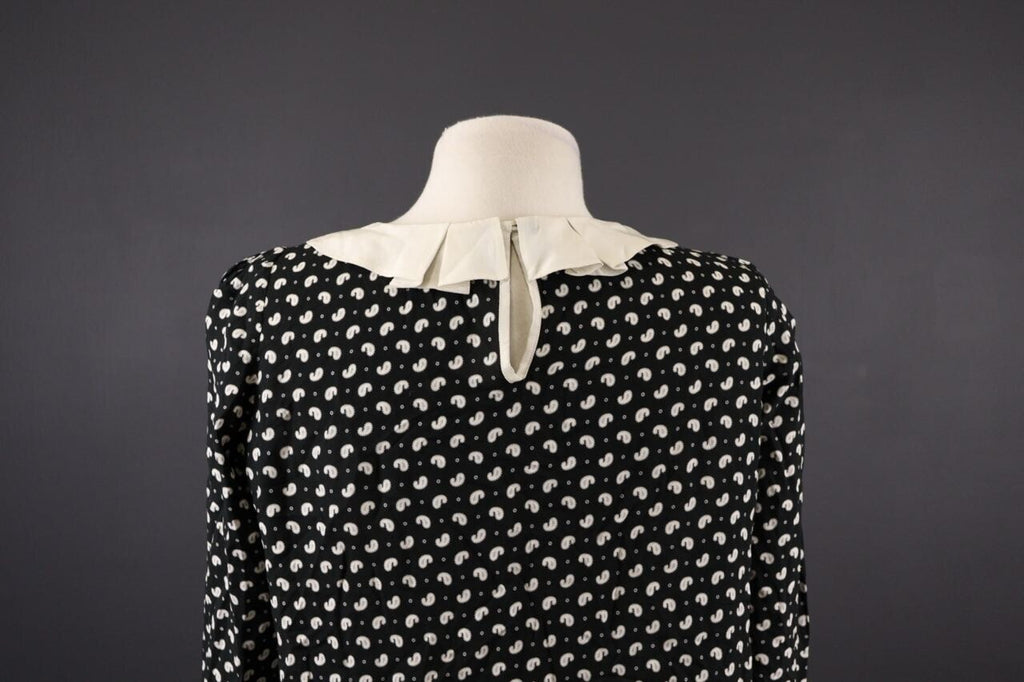 Claudie Pierlot Black White 3/4 Sleeve Lagenlook Blouse Shirt – Size 38
