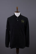 La Martina Buenos Aires #4 Black Long Sleeve Rugby Polo Shirt – Size XXL