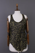 ISABEL MARANT ETOILE Multicolor Animal Printed Mesh Top Shirt Blouse – Size 36 S