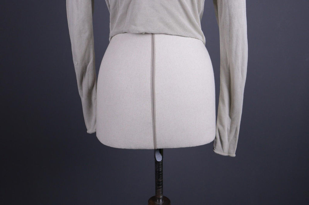 TRANSIT PAR SUCH Gray Knit Cropped Cardigan Sweater – Size 3 / M