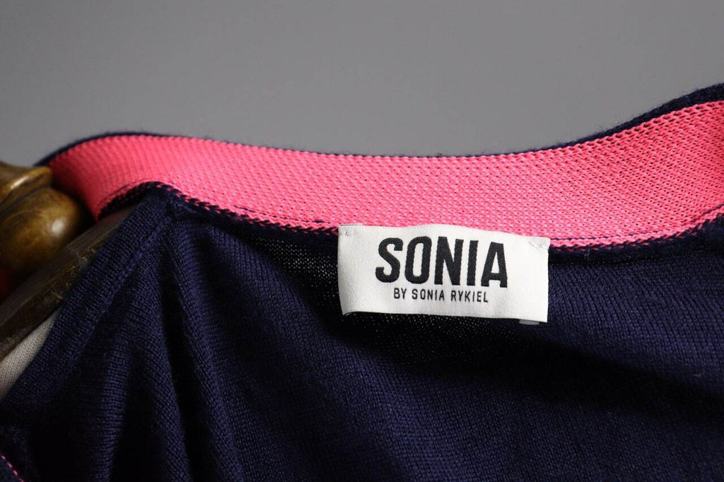 Sonia by Sonia Rykel Wool Designer Casual Cardigan Sweater – Women's L