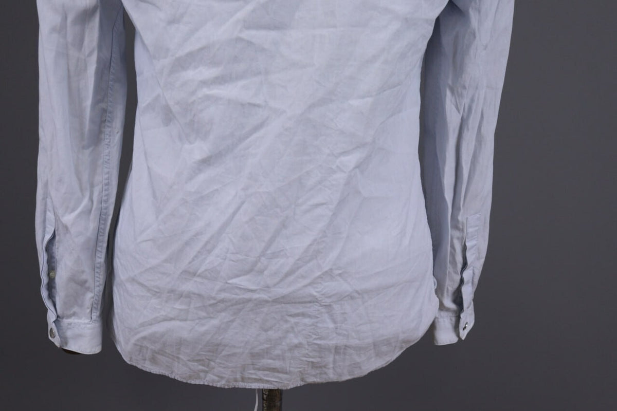 The Kooples Adjusted Blue Summer Long Sleeve Button Down Shirt – Size S