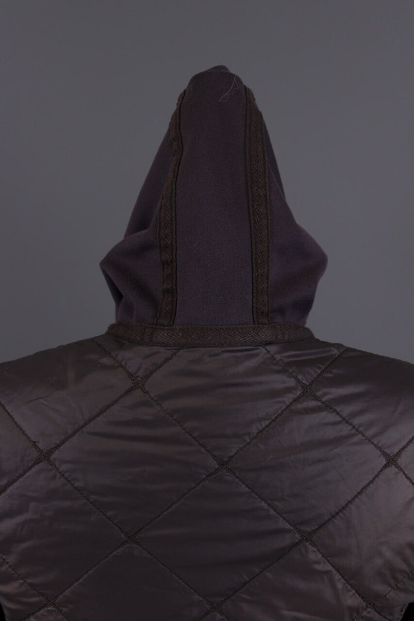 Frauenschuh Brown Puffer Hooded Full Zip Fleece Jacket – Size S