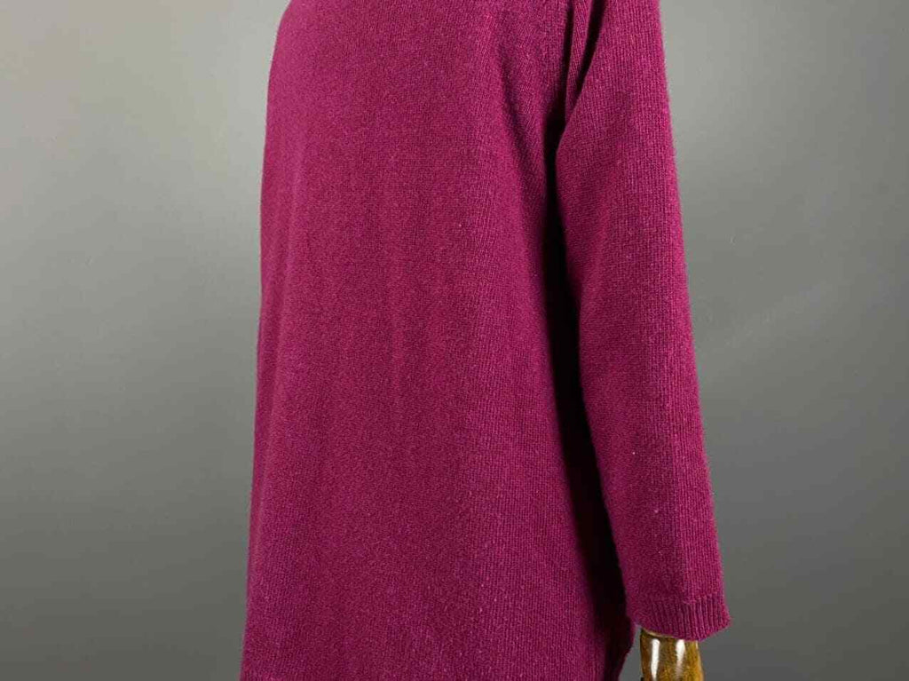 Aspesi Pink 70% Wool 30% Cashmere V-Neck Cardigan Sweater – Women's M