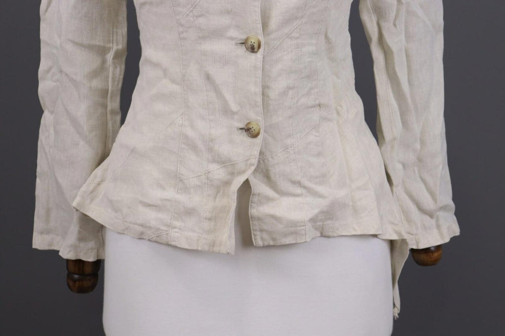 IVAN GRUNDAHL Beige Linen Button Down Lightweight Blazer Jacket – Size 36 S