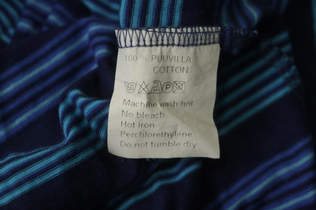 MARJA SUNA MARIMEKKO Navy Purple Striped Button Front Cardigan Sweater – Size XL