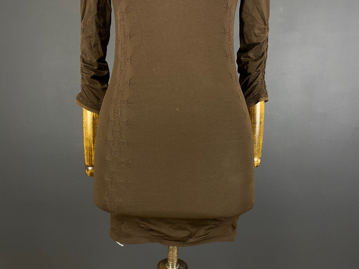 High Use Claire Campbell Brown Summer Bodycon Tunic Dress – Size M
